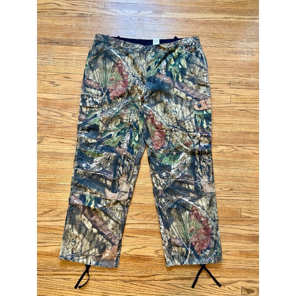 Walls Camo Cargo Pants Mens 3XL Realtree Hardwoods Hunting Cotton Workwear NWOT - Picture 2 of 10
